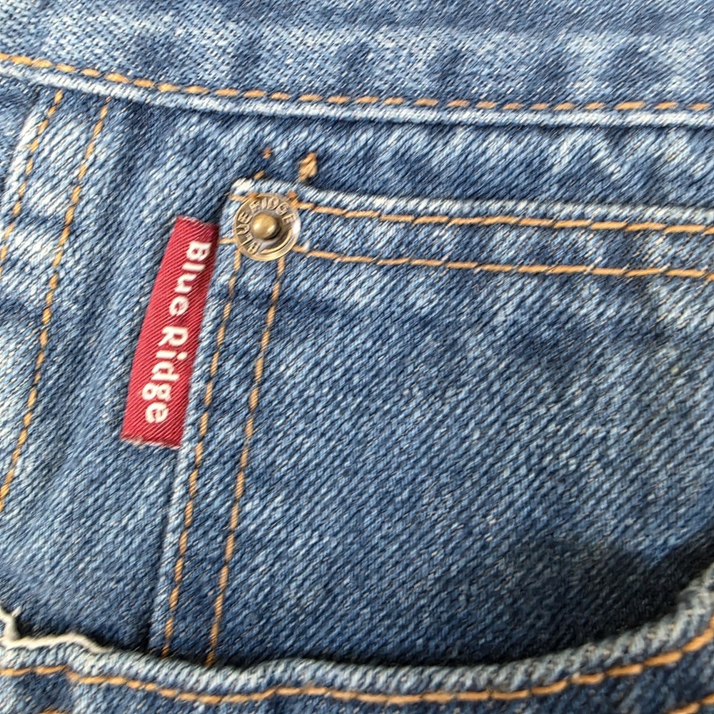 New Blue Ridge By Wrangler‎ Jeans Mens 48X32 Straight Leg Regular Fit Work - Picture 5 of 12